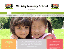 Tablet Screenshot of mountairyschool.com